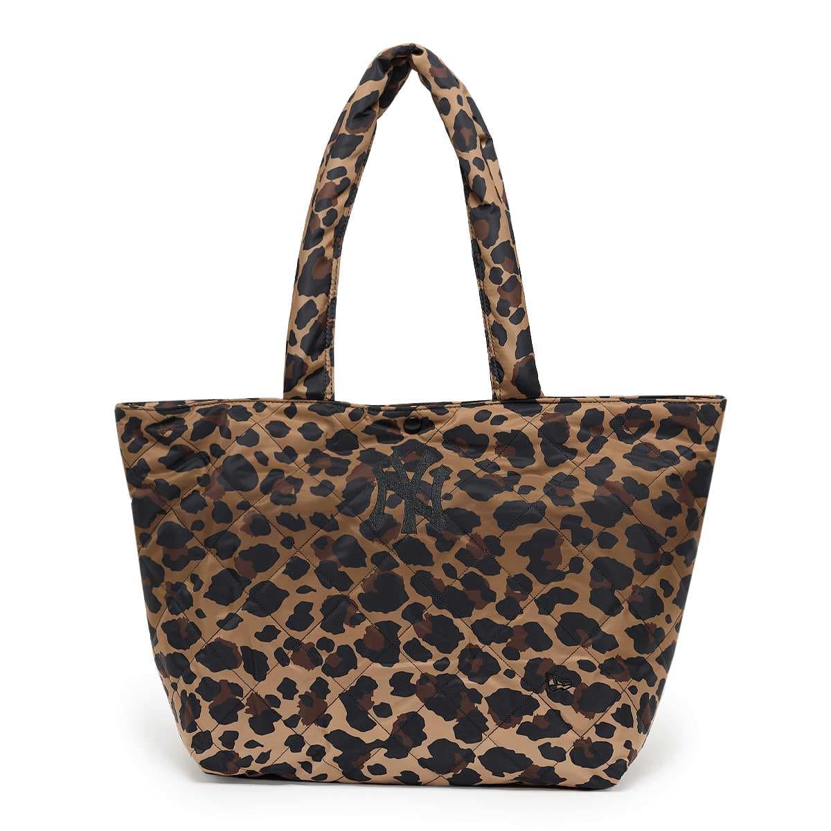 Leopard Quilted Tote Bag 
