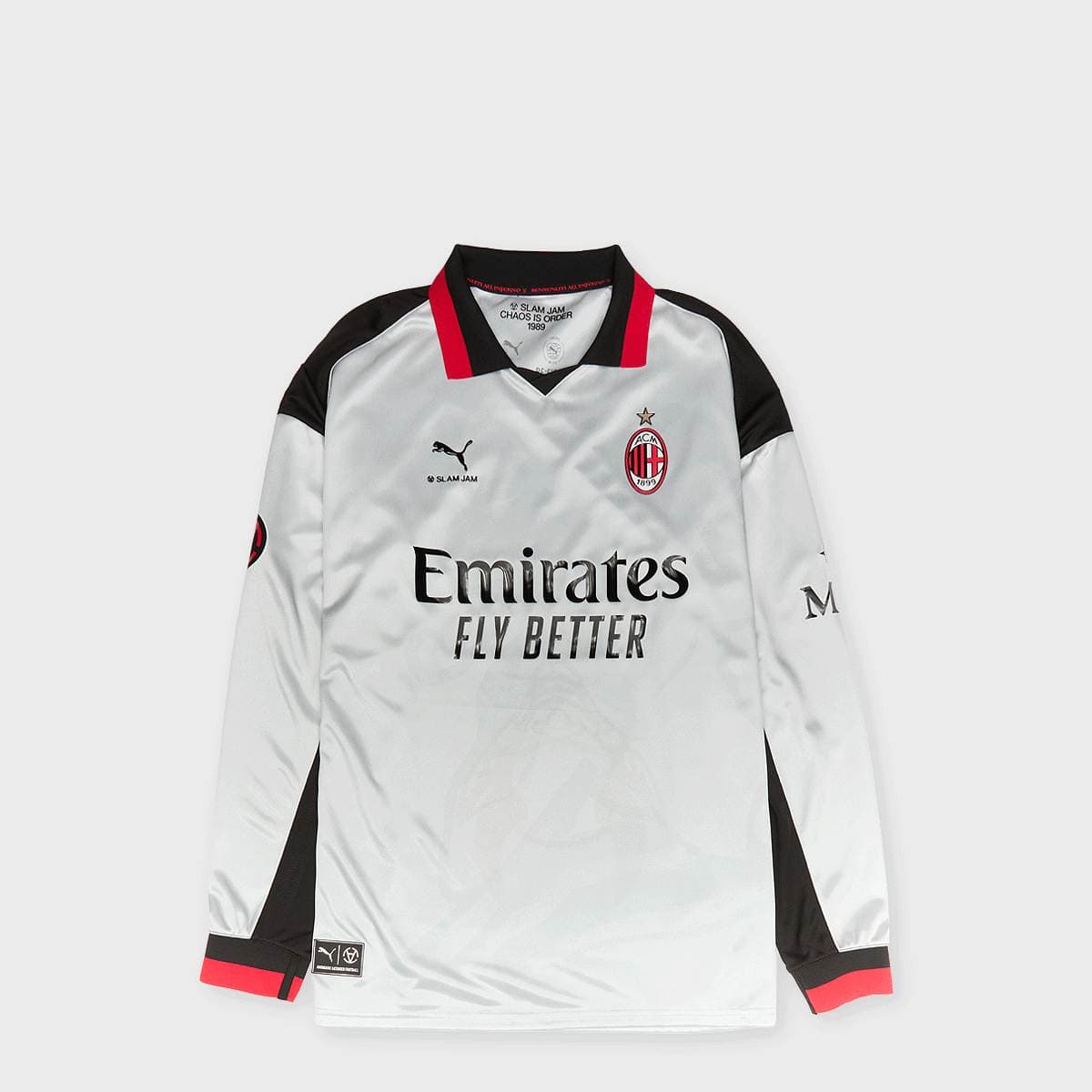  x Slam Jam AC Milan Limited Edition Longsleeve Jersey