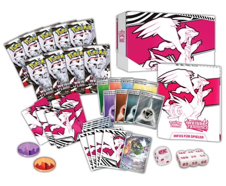 Pokémon Top-Trainer-Box Weiße Flammen Karmesin und