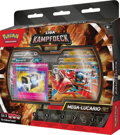 Pokémon PKM Liga-Kampf Mega-Lucario-ex