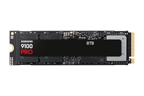 Samsung Memoria MZ- VAP4T0BW 9100 PRO SSD Interna 8TB, PCIe 5.0 x4, NVMe 2.0, Memoria Diseñada para Profesionales y Jugadores, Compatible con PC, Móvil y Consola de Juegos