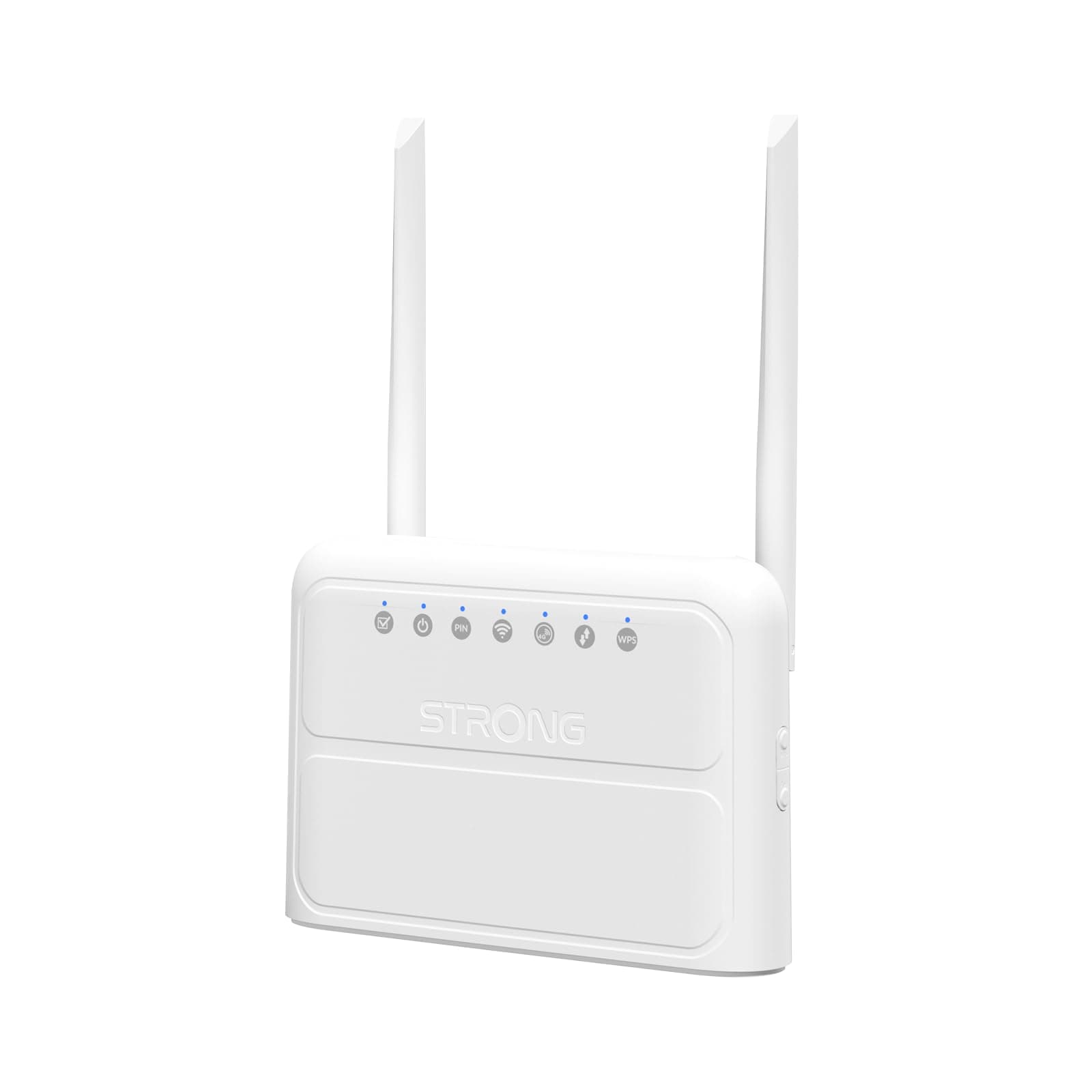 Strong Router 4G WiFi N300 Mbps con SIM, Cat4 LTE, 4 x Porte 100 Mbps | Router 4G Plug & Play con slot Nano SIM, fino a 32 dispositivi, compatibile con oltre 100 operatori, rete sicura, backup WAN