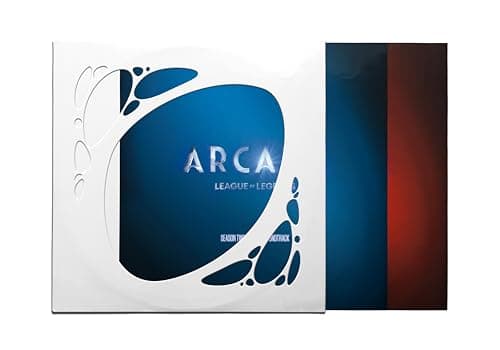 Arcane League of Legends Season 2 Official Soundtrack, Exclusive Limited Denim Glacial Yellow Splatter Vinyl LP