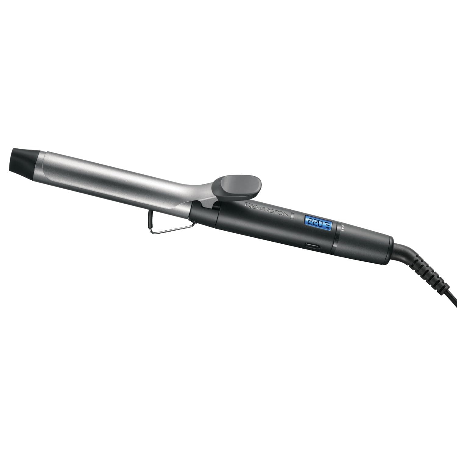 Remington Ferro arricciacapelli 25mm - Pro Soft Curl Digital:protezione 4 volte, rivestimento antistatico in tormalina ceramica - Display LCD 130-220°C, ricci medi morbidi e naturali, CI6525