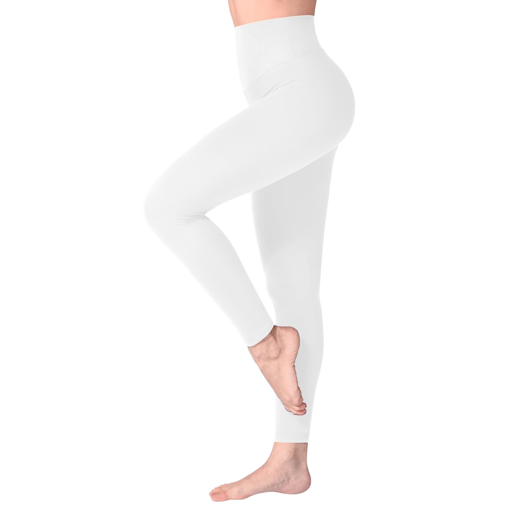 SINOPHANT Mallas Deporte Mujer de Cintura Alta, Leggins de Control de Abdomen Opacas, Elásticas, Leggings Mujer Vestir, Suaves como la Mantequilla