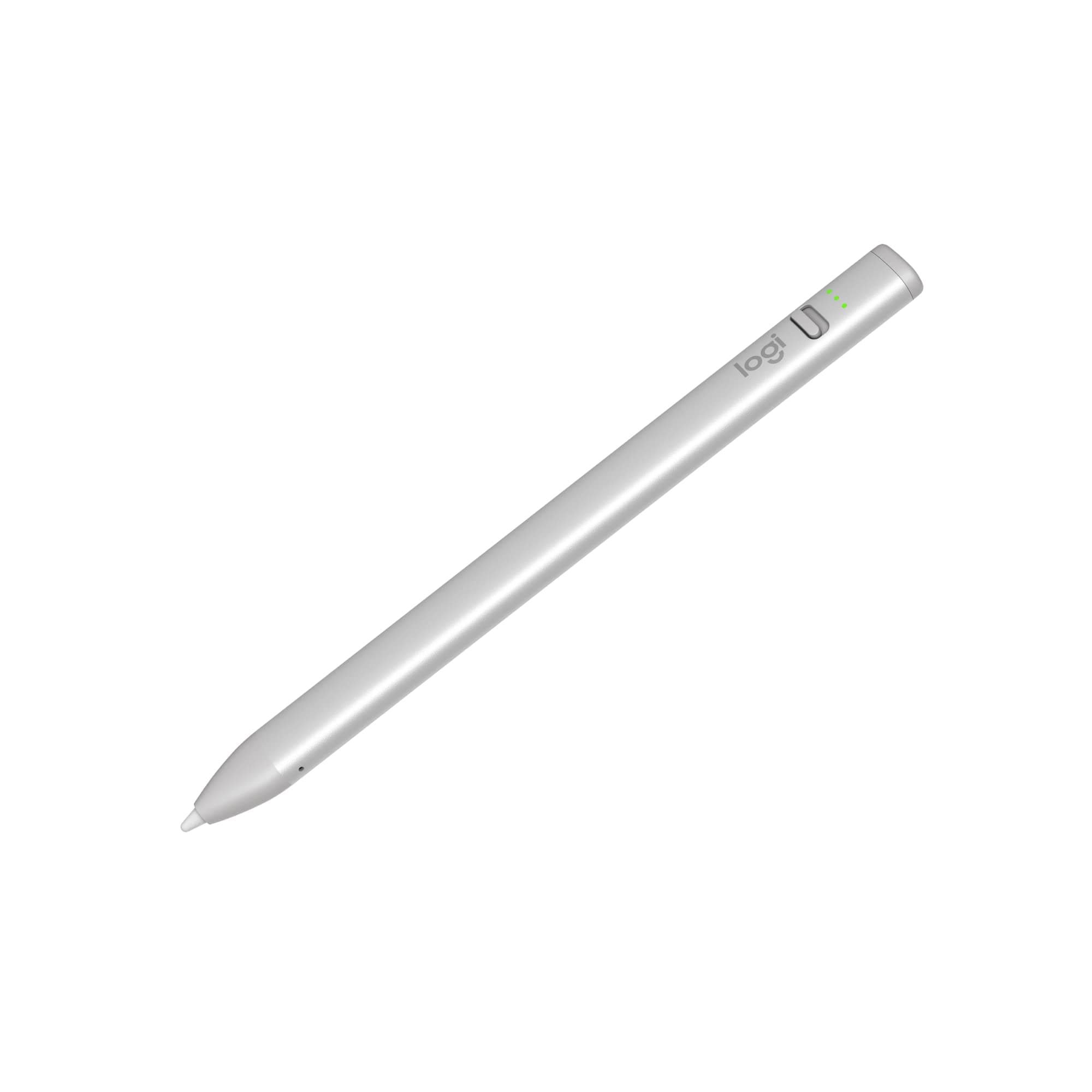 Logitech Crayon Matita Digitale Per Ipad, Con Porte Usb-C, Tecnologia Apple Pencil, Precisione Al Pixel Senza Latenza e Punta Intelligente Dinamica con Ricarica Usb-C Rapida, Argento, 50 x 50 x 28 cm
