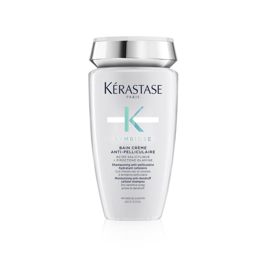 Kérastase, Symbiose, Shampoo Idratante Antiforfora, Per Cuoio Capelluto Secco e Sensibile con Tendenza alla Forfora, Senza Solfati e Siliconi, Bain Crème Anti-Pelliculaire, 250 ml