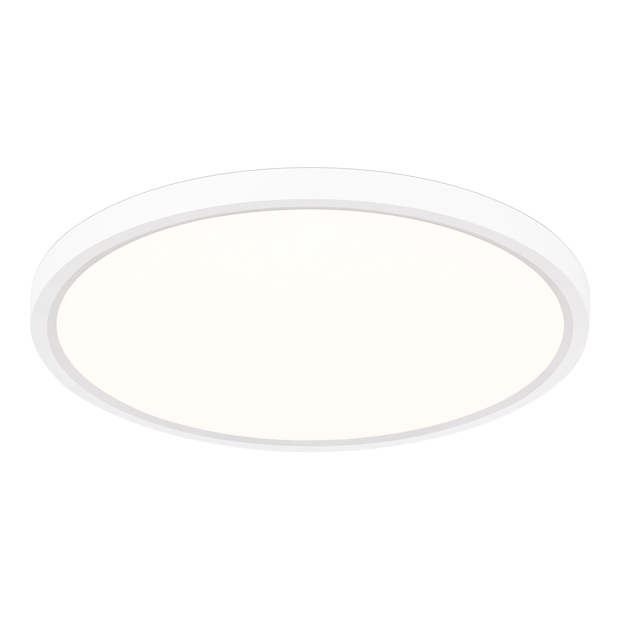 LuminexDesigns Plafoniera LED Dimmerabile 24W con Telecomando – Lampada da Soffitto per Camera con Luce Notturna 2000K, Timer, Design Rotondo Ultra Piatto per Soggiorno, Cucina, Cameretta Ø30cm