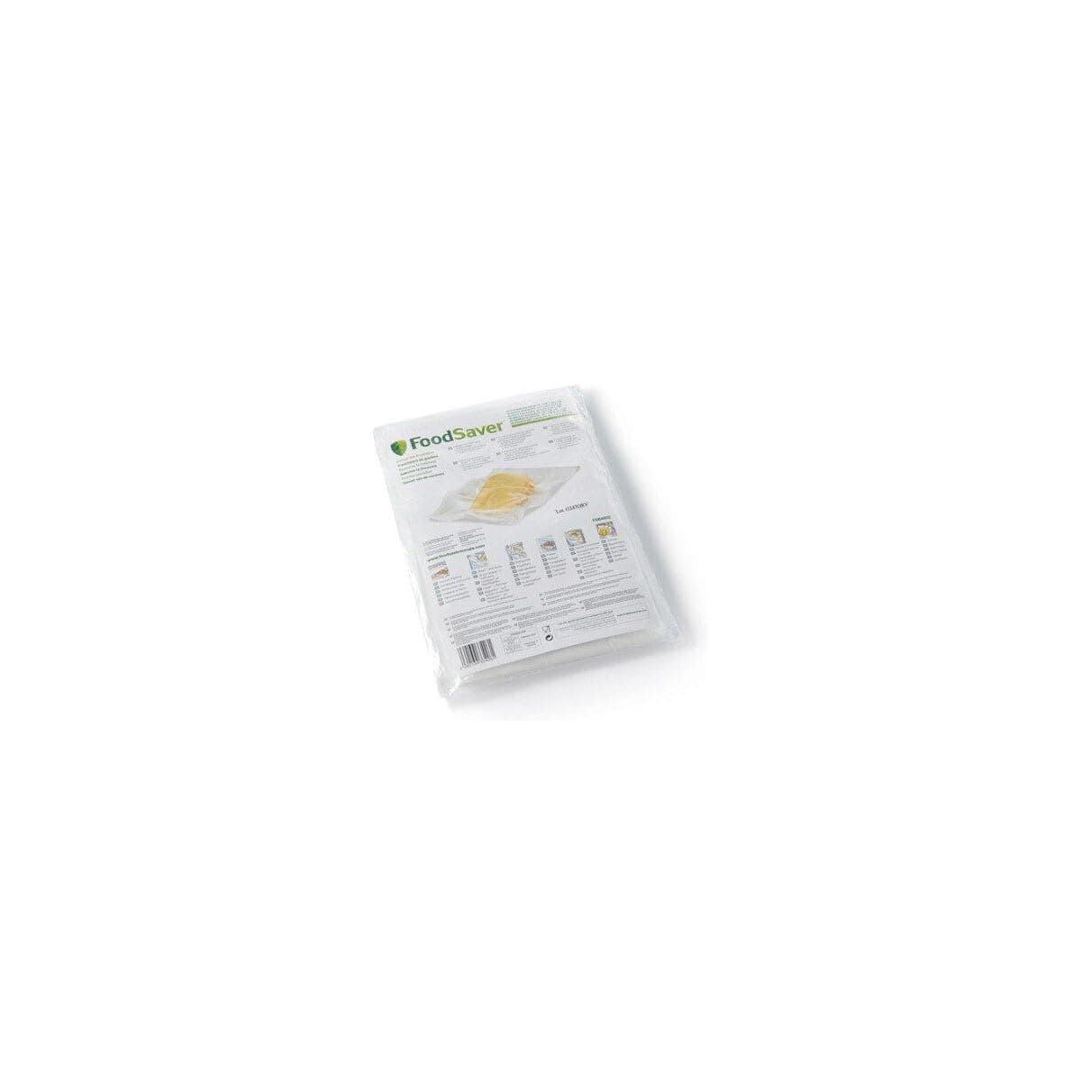 FoodSaver Petits sacs de mise sous vide | 0,94 L (20,7x29,2 cm) | Conserve les aliments frais jusqu'à 5 fois plus longtemps | Réutilisables | Sans BPA | 48 pièces | FSB4802I