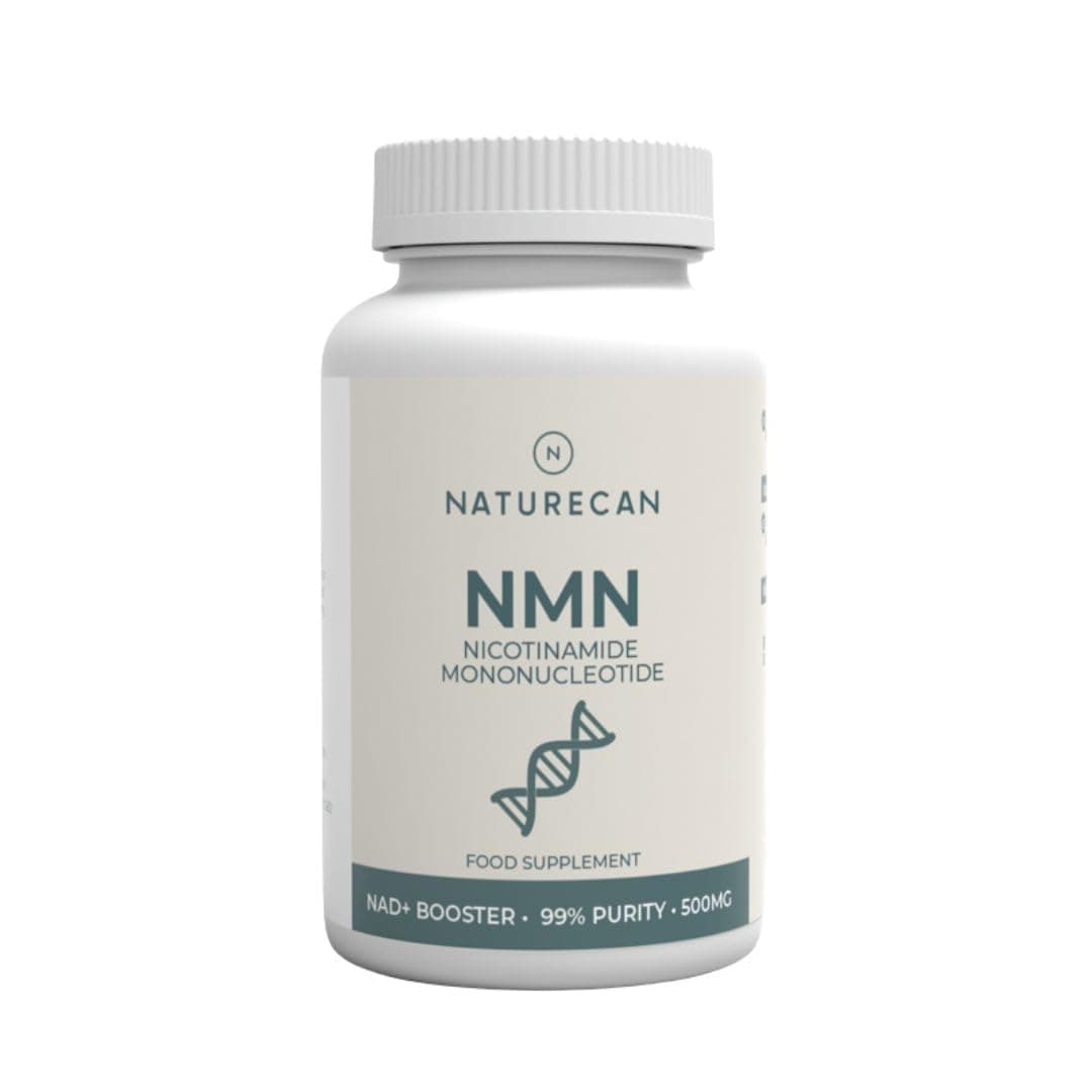 NAD+ 500mg (60 cápsulas) - Suplemento de Naturecan | Potenciador de NAD+ para Energía Celular, Longevidad y Salud General | Vegano | Fabricado en Europa