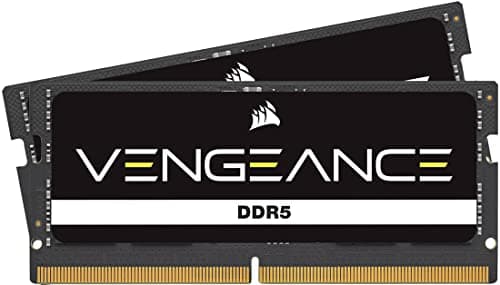 CORSAIR VENGEANCE SODIMM DDR5 RAM 96GB (2x48GB) Up to 5200MHz CL44 Intel XMP iCUE Compatible Computer Memory – Black (CMSX96GX5M2A5200C44)