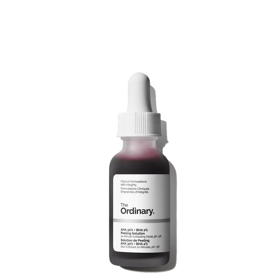 The Ordinary AHA 30% + BHA 2% Peeling Solution, Soluzione alfa-idrossiacidi e beta-idrossiacidi, Esfoliante avanzato per una pelle più luminosa, 30ml