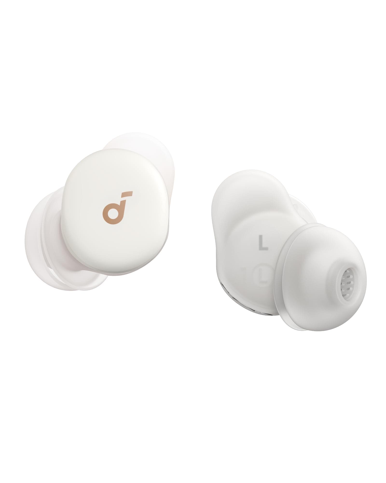 soundcore Sleep A30 von Anker, Schlafkopfhörer, Schonendes ANC, Geräuschmaskierung, Bluetooth-Kopfhörer, adaptives Schnarchmaskierungssystem, Ultra-komfortabel für Seitenschläfer (Weiß)