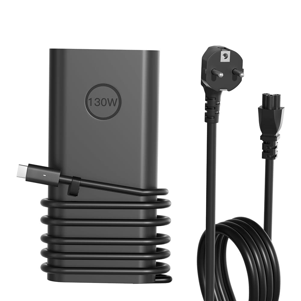 SLRIOYS 130W USB C Cargador Compatible con DELL Pro MAX 14 16 Inspiron 16 14 Plus Latitude 5501 5511 5521 XPS 17 16 15 9730 9720 9710 9640 9530 Precision 5680 5770 5570 5530 5470 3551 3581 3571
