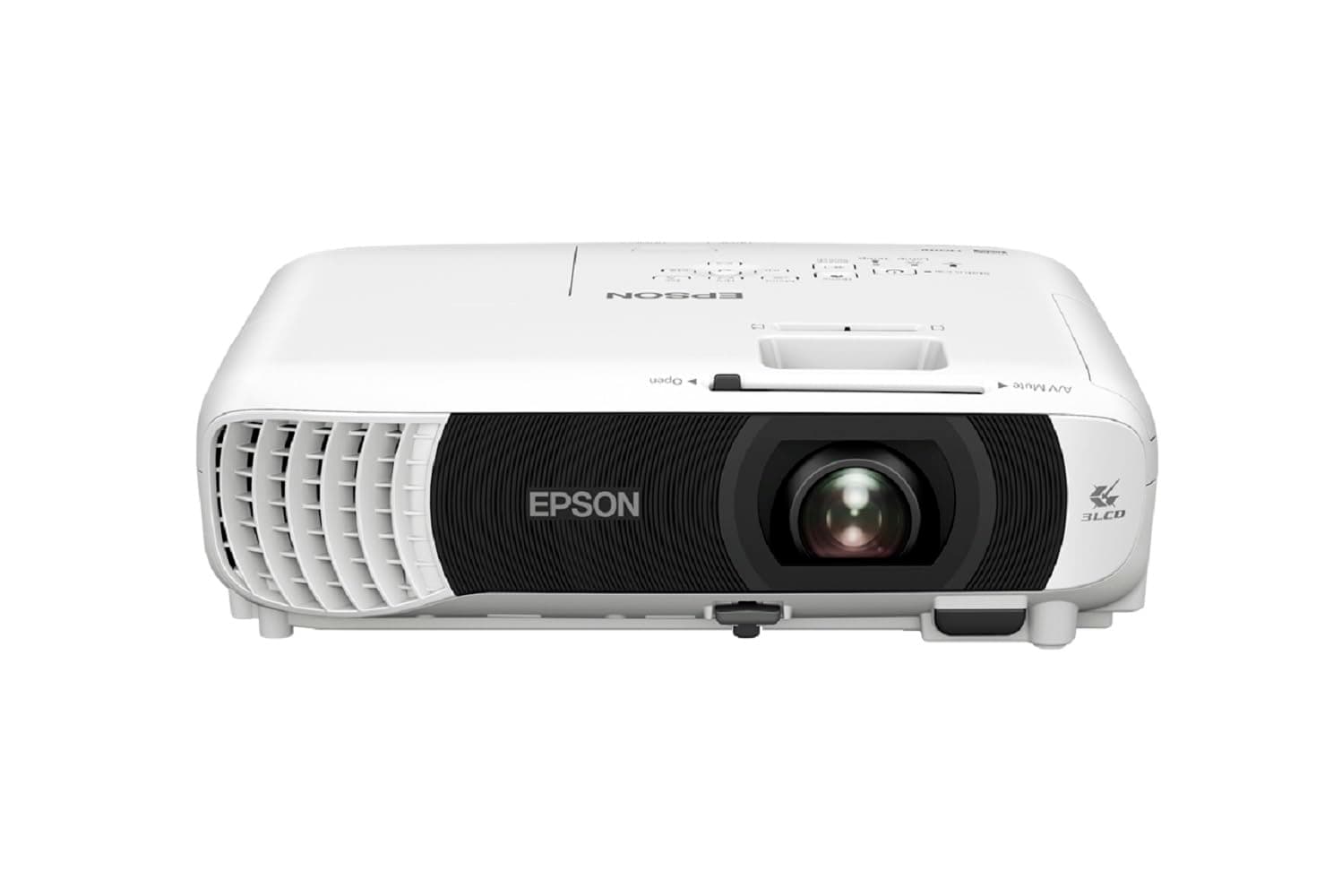 Epson EB-W55 | Projecteur WXGA abordable | 3LCD | 4 000 lumens | Affichage 320 Pouces (8,12 m) | Wi-FI | Fonction de Partage d’écran | 2X HDMI | Configuration Facile | Domicile et Bureau | Blanc