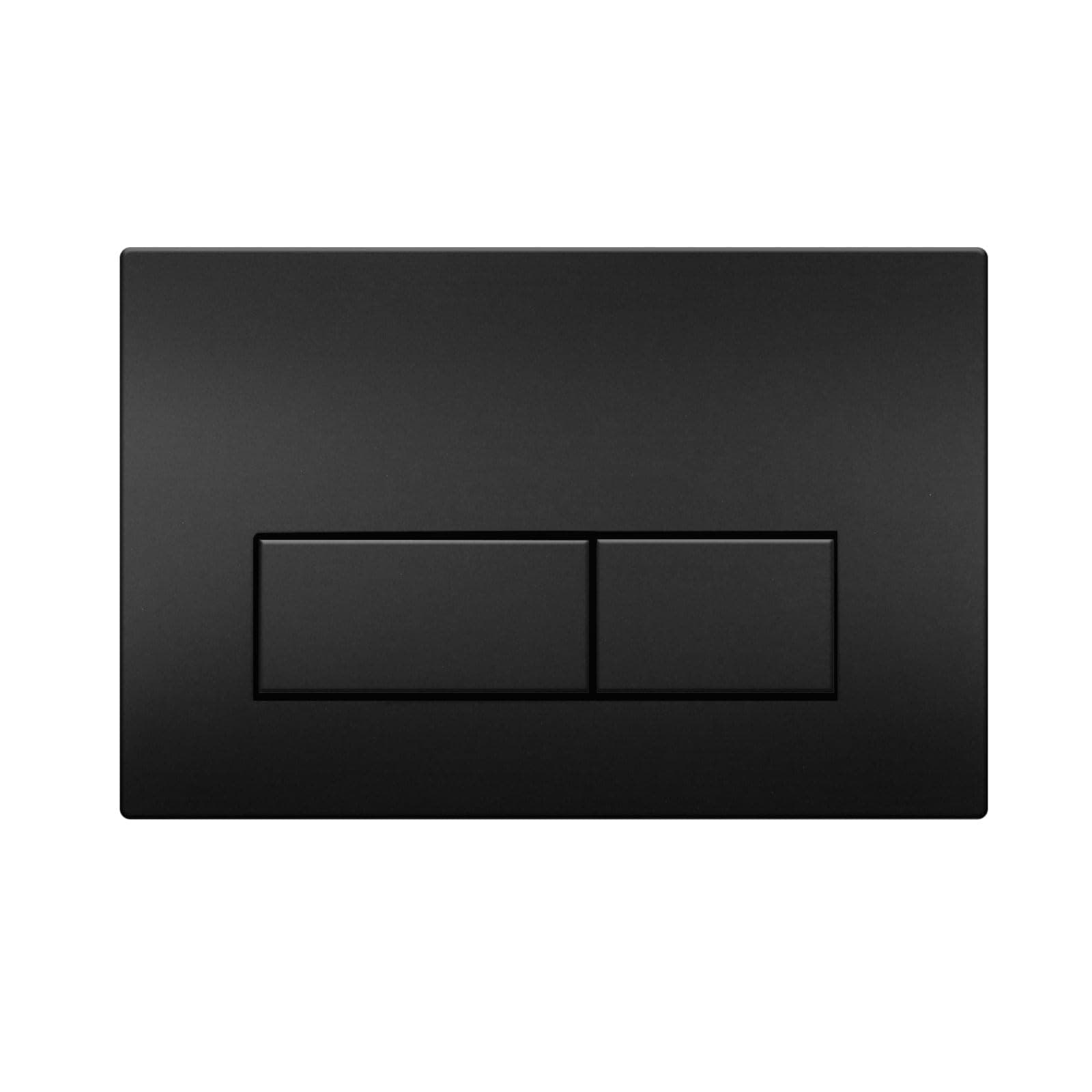Mendorio Placca di Comando WC, Compatibile con Geberit Sigma, UP300 e UP320, Piastra Doppio Scarico, Dimensioni 246×164 mm, Completa di Set di Leve di Scarico e Telaio di Montaggio,Opaco(Nero).