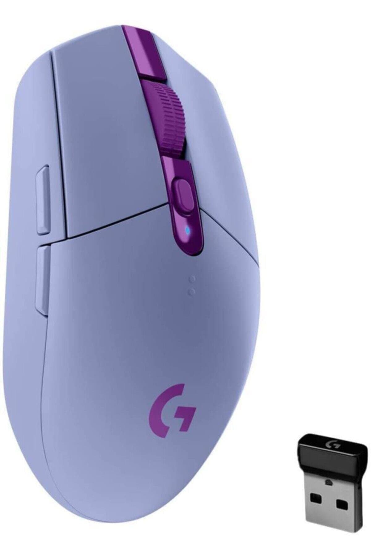 Logitech G305 Lightspeed Ratón Gaming Inalámbrico, Captor Hero 12K, 12,000 dpi, Ultra-Ligero, Batería de 250h, 6 Botones Programables, Memoría Integrada, PC/Mac, Lila