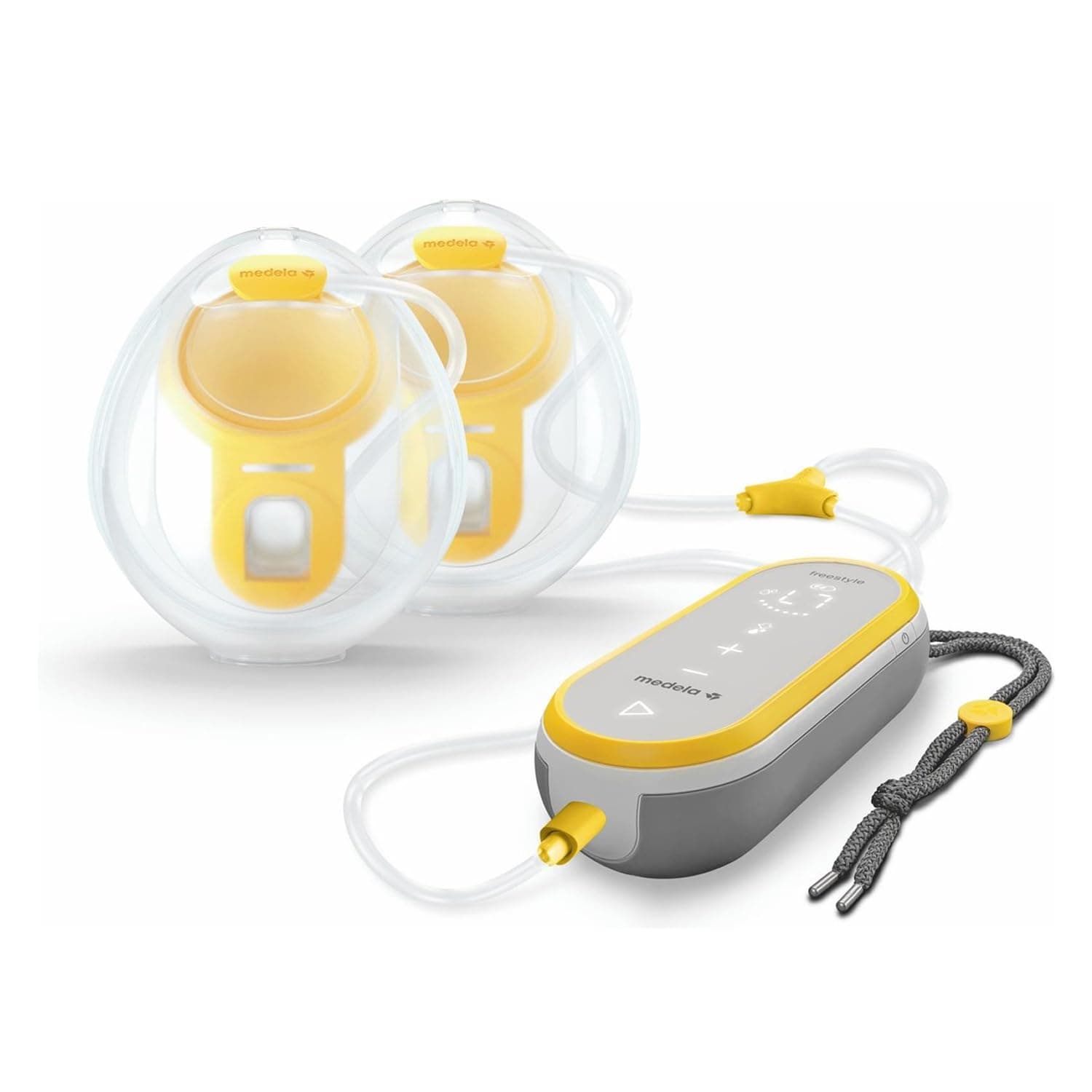 Medela Freestyle Hands-Free extractor de leche manos libres con copas colectoras para sujetador, compatible con aplicación, diseño manos libres y discreto