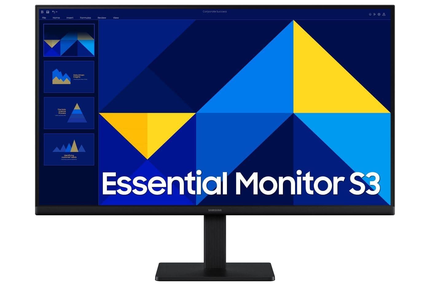 Samsung Ecran PC S30GD, Taille 24", Dalle IPS, Résolution FHD (1920x1080), 100Hz, VESA 100 x 100 , Contraste 1000:1, Eye Saver Mode, Flicker Free, HDMI (1,4), S24D302GAUXEN