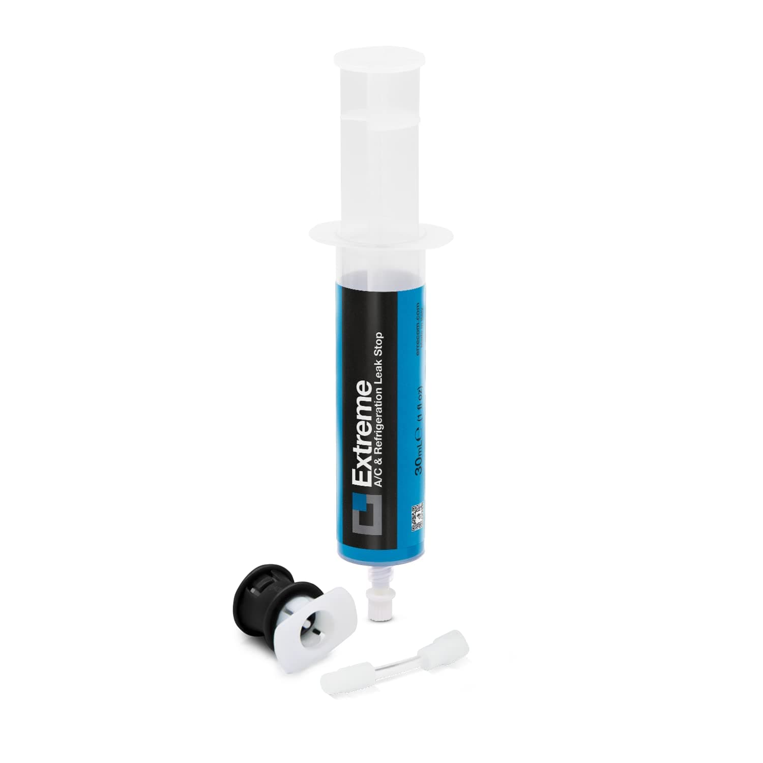 ERRECOM Extreme – 30 ml, Sellador de Fugas para Sistemas de Aire Acondicionado Auto Que utilizan Gas Refrigerante R134a, Incluye Adaptador para Válvula de Carga Lado Baja Presión R134a
