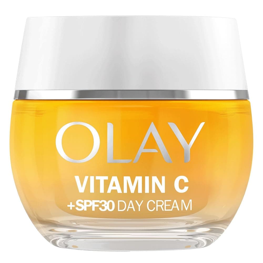 Olay Vitamin C Crema Facial de Día SPF30. Skincare Hidratante, Iluminador y Antimanchas con Protección Solar SPF30. Con Vitamina C y Niacinamida. Unifica e Hidrata. No Grasa, No Pegajosa. 50ml