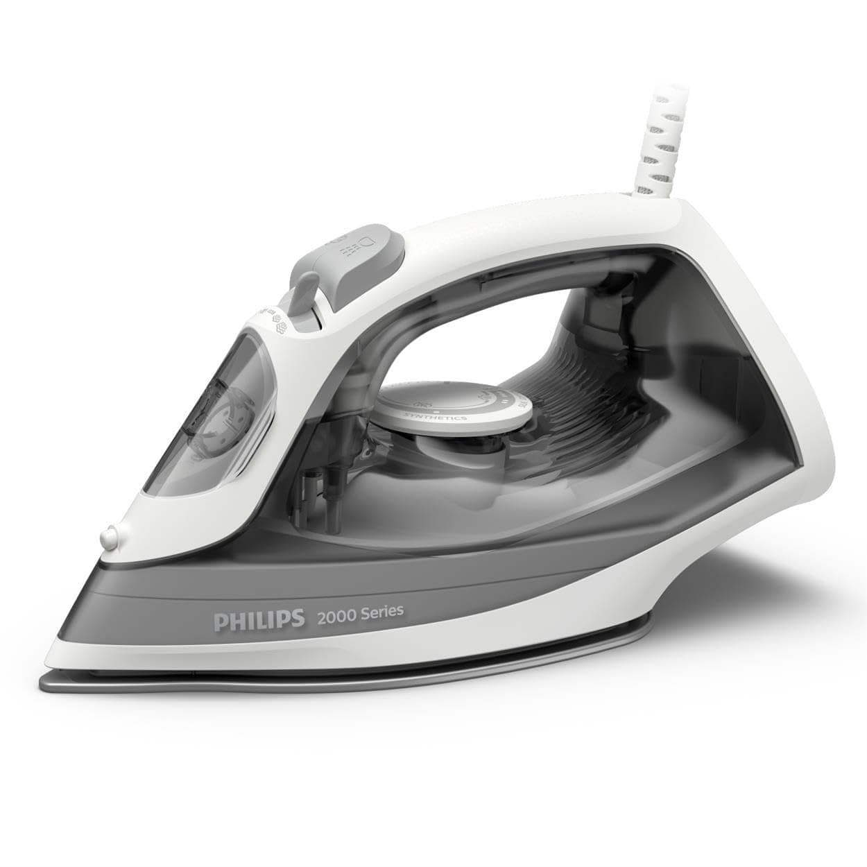 Philips 2000-Serie Dampfbügeleisen, bis zu 25 g/min Dauerdampf, 2000 W, 250 ml Wassertank, 4 Dampfstufen