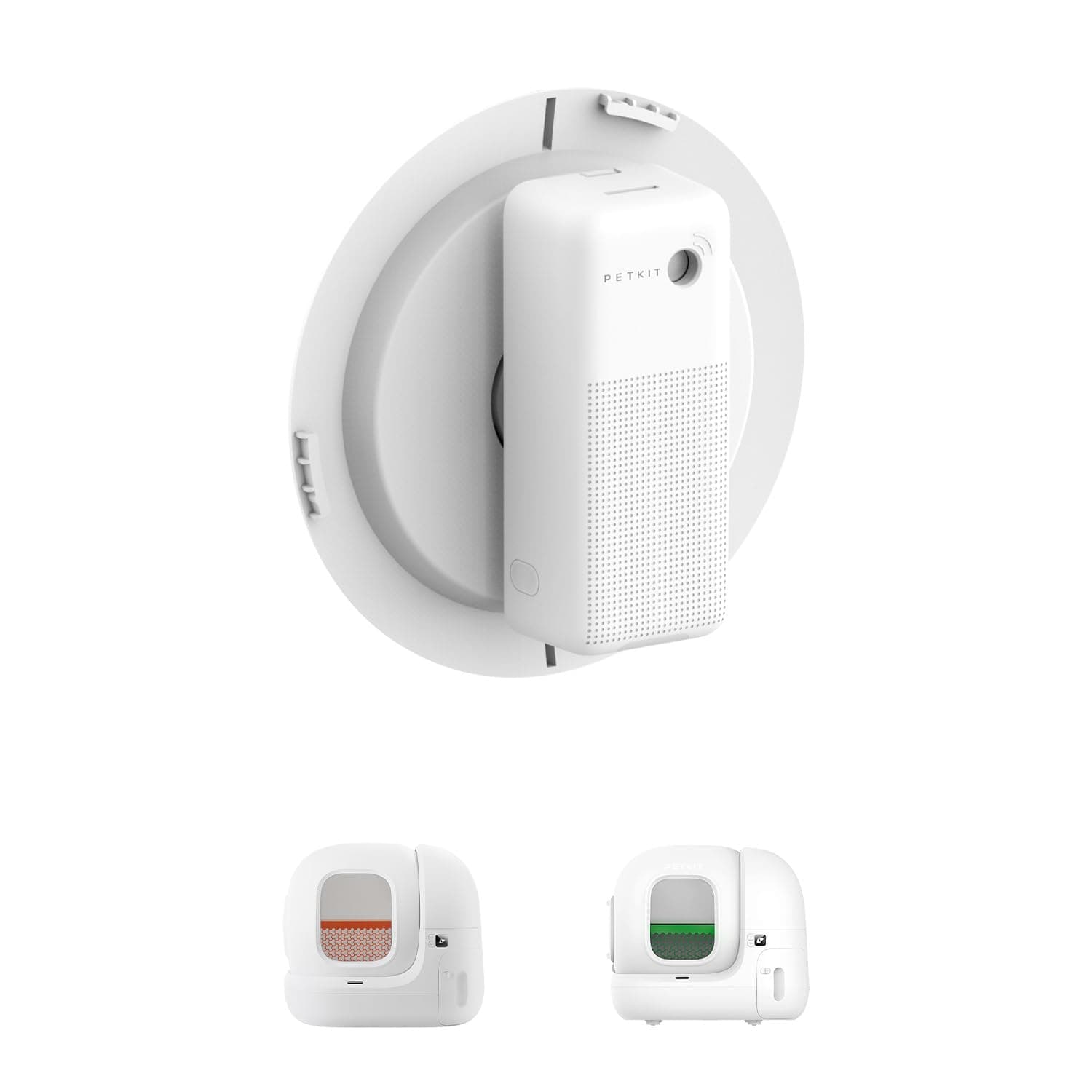 PETKIT Pura Air Smart Spray Eliminador de Olores, para Arenero Gatos Autolimpiable PURA MAX 2, Elimine los Olores, con Luz Inteligente, Control de App