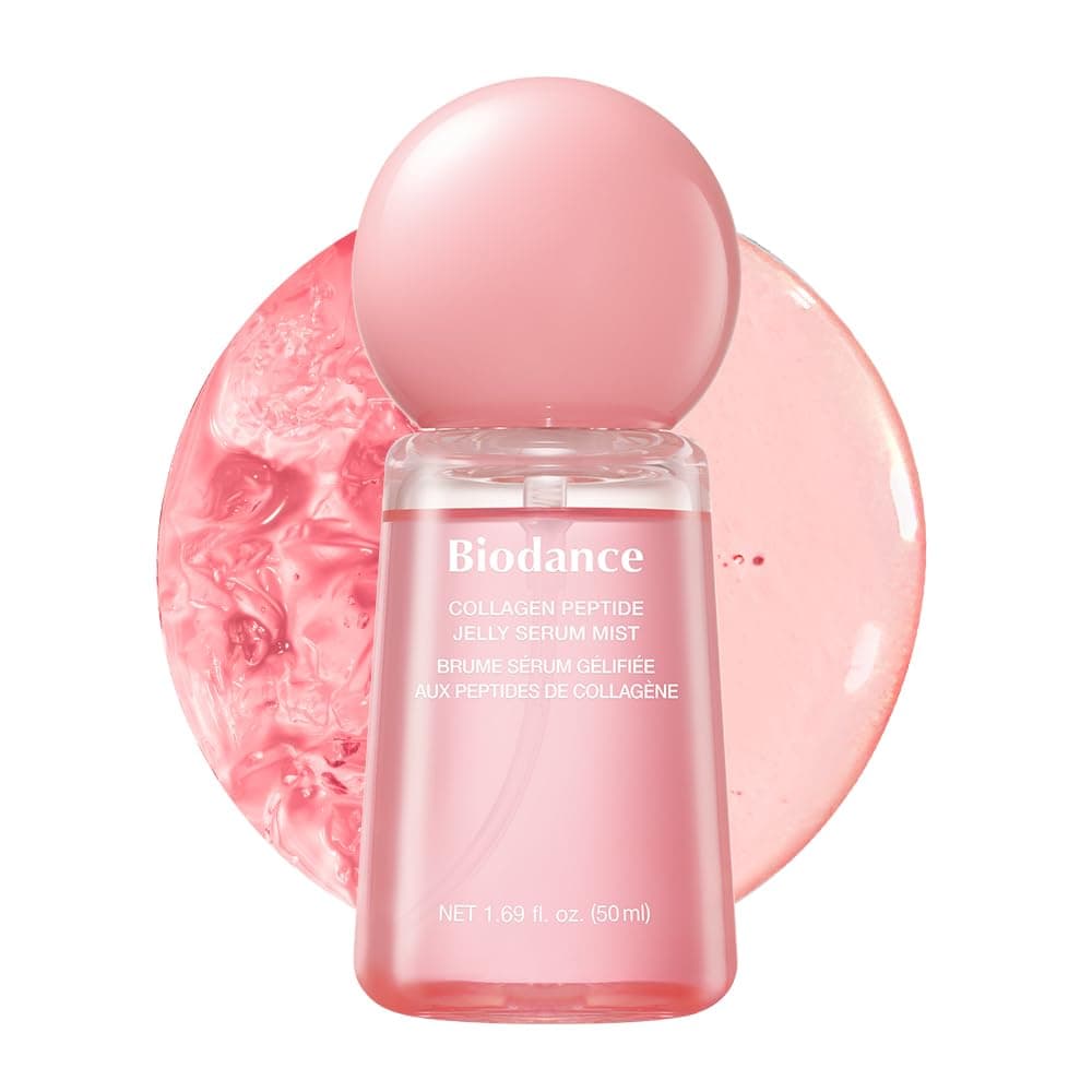 BIODANCE Jelly Serum Mist al Collagene Peptidico – Spray Viso Idratante Effetto "Glass Skin", Anti-Age Rimpolpante, Hydrogel Spray Innovativo, Skincare Coreana | 50 ml