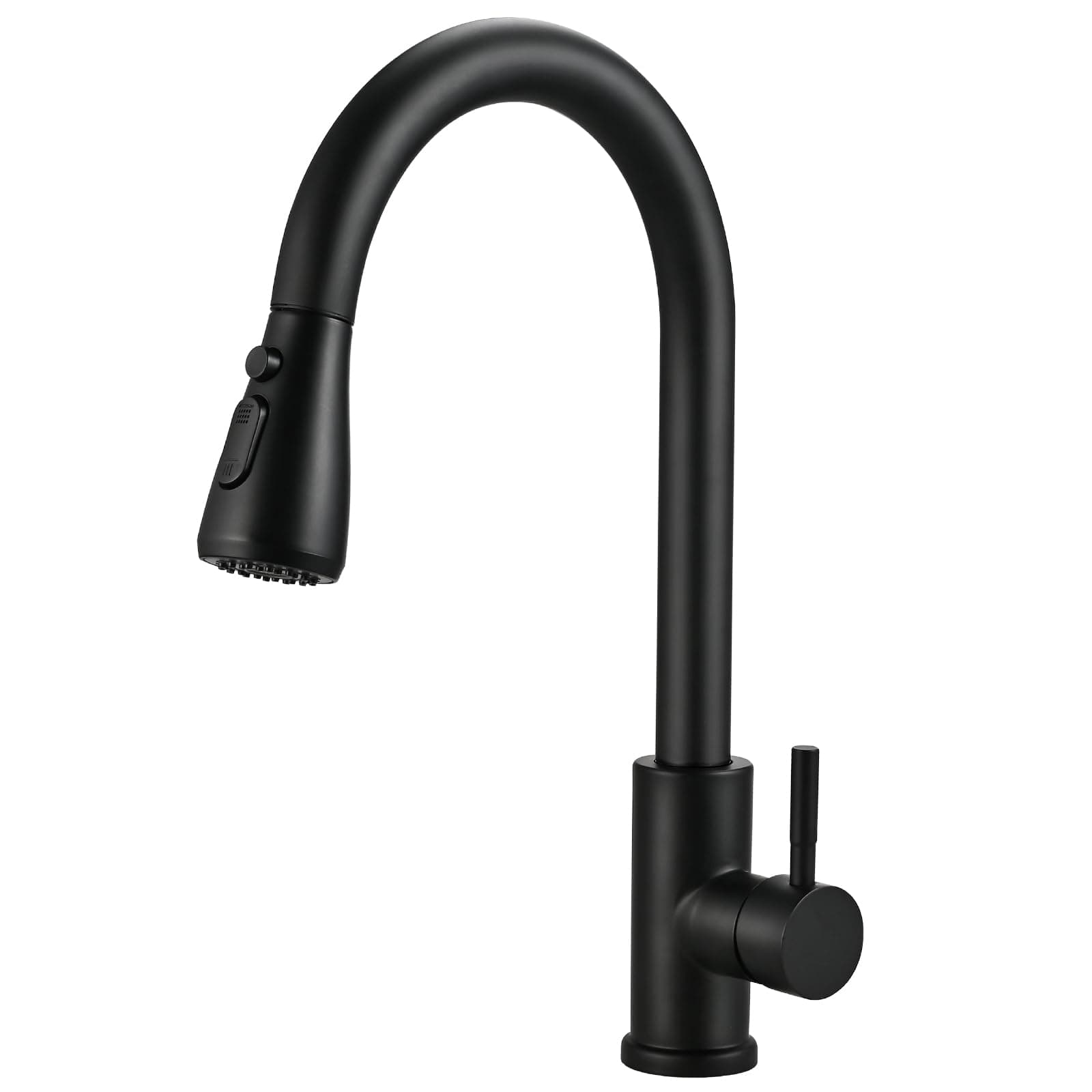 Cieex Grifo Cocina Extraible Negro Mate Acero Inoxidable Grifo Cocina Fregadero Giratorio A 360° Completo Torneira Cozinha 3 Modos De Agua Fácil Instalación