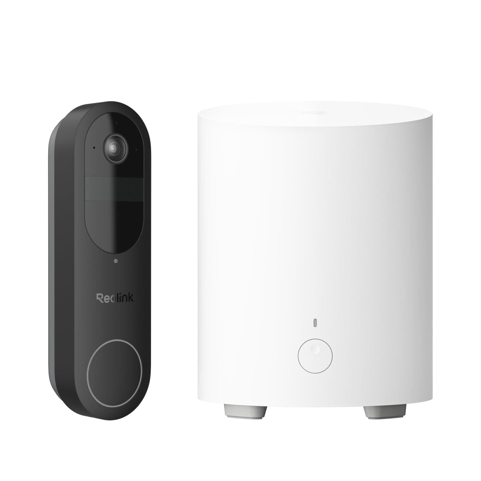 Reolink Video Doorbell WiFi 2K Batería + Home Hub Mini | Timbre Inalámbrico Exterior Impermeable 150°x150°, Detección de Persona/Vehículo/Paquete, Almacenamiento Local y Acceso Remoto