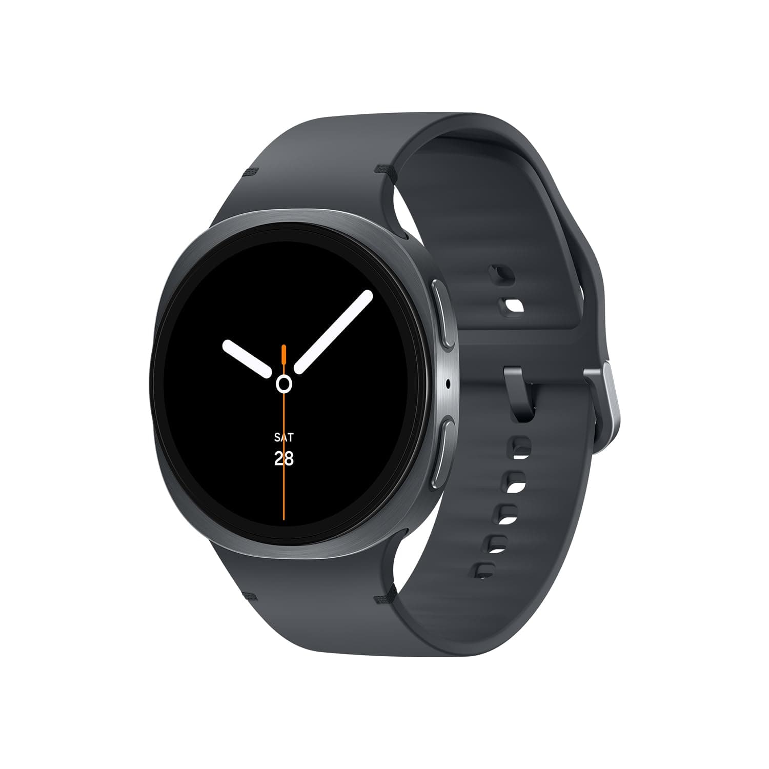 Samsung Galaxy Watch8 Smartwatch mit Galaxy AI, Fitness-Uhr und Fitness-Tracker, Sport Band, Wellness- und Schlaf-Coaching, 40 mm, Bluetooth, Graphite, 3 Jahre Herstellergarantie