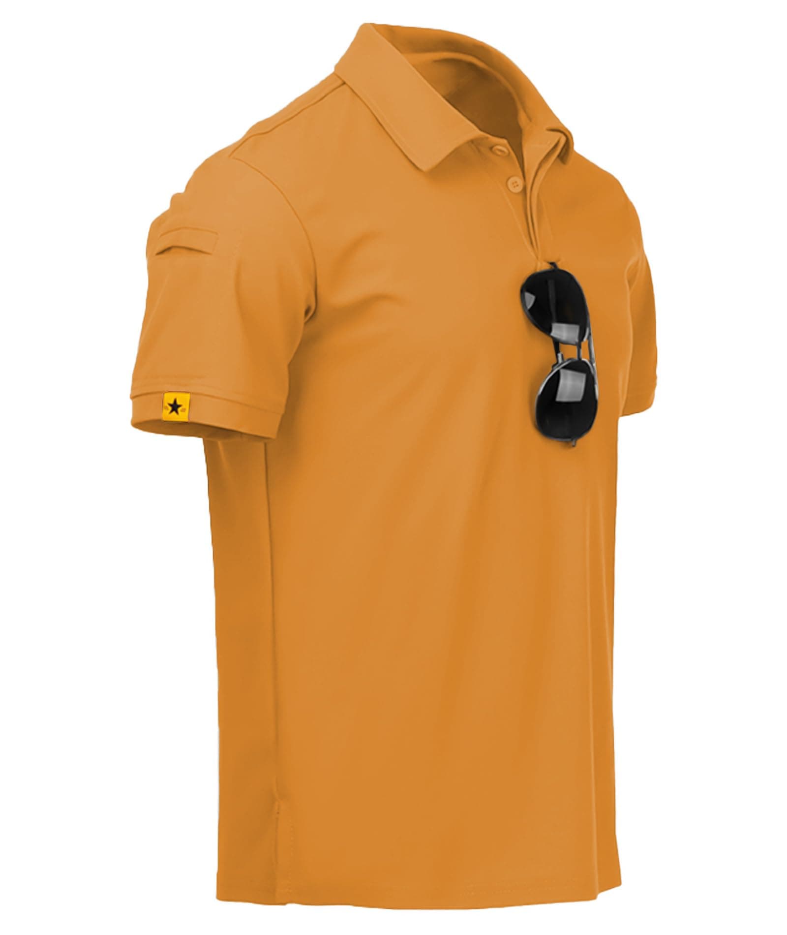 JACKETOWN Polo Shirt Uomo Manica Corta Asciugatura Rapida Traspirante Tennis Polo Shirt Camicie Polo Estate per Uomo Button Front T-Shirts Sport Shirt Basic Regular Fit Golf