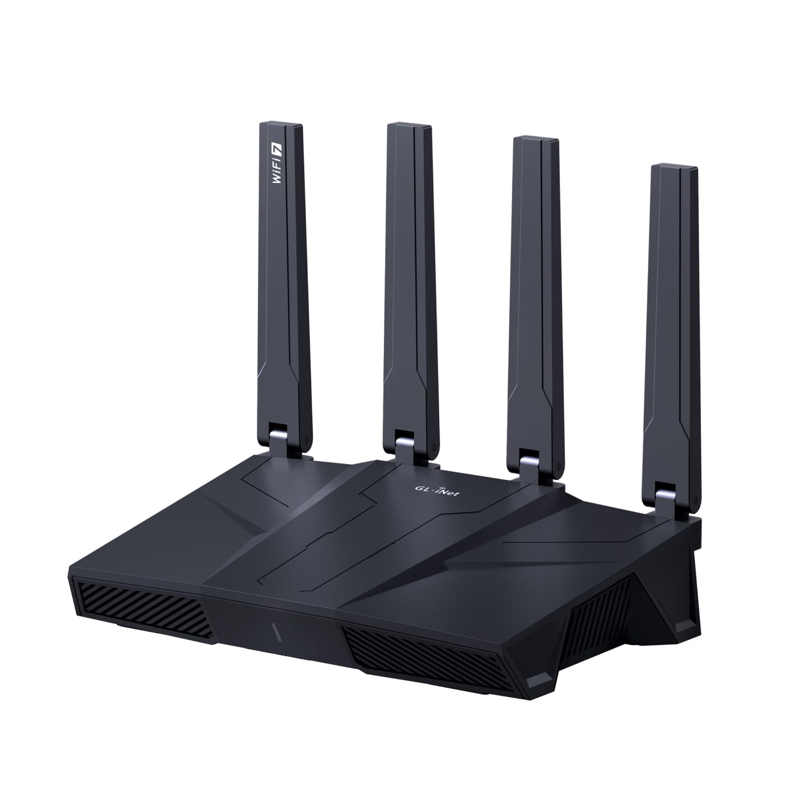 GL.iNet GL-BE9300(Flint 3) Tri-Band WiFi 7 Router, Router para Juegos de Alta Velocidad, Cobertura extensiva, 5 x 2.5G Multi-Gig Ports, Conectividad de Dispositivos masivos, tecnología MLO, Rapid