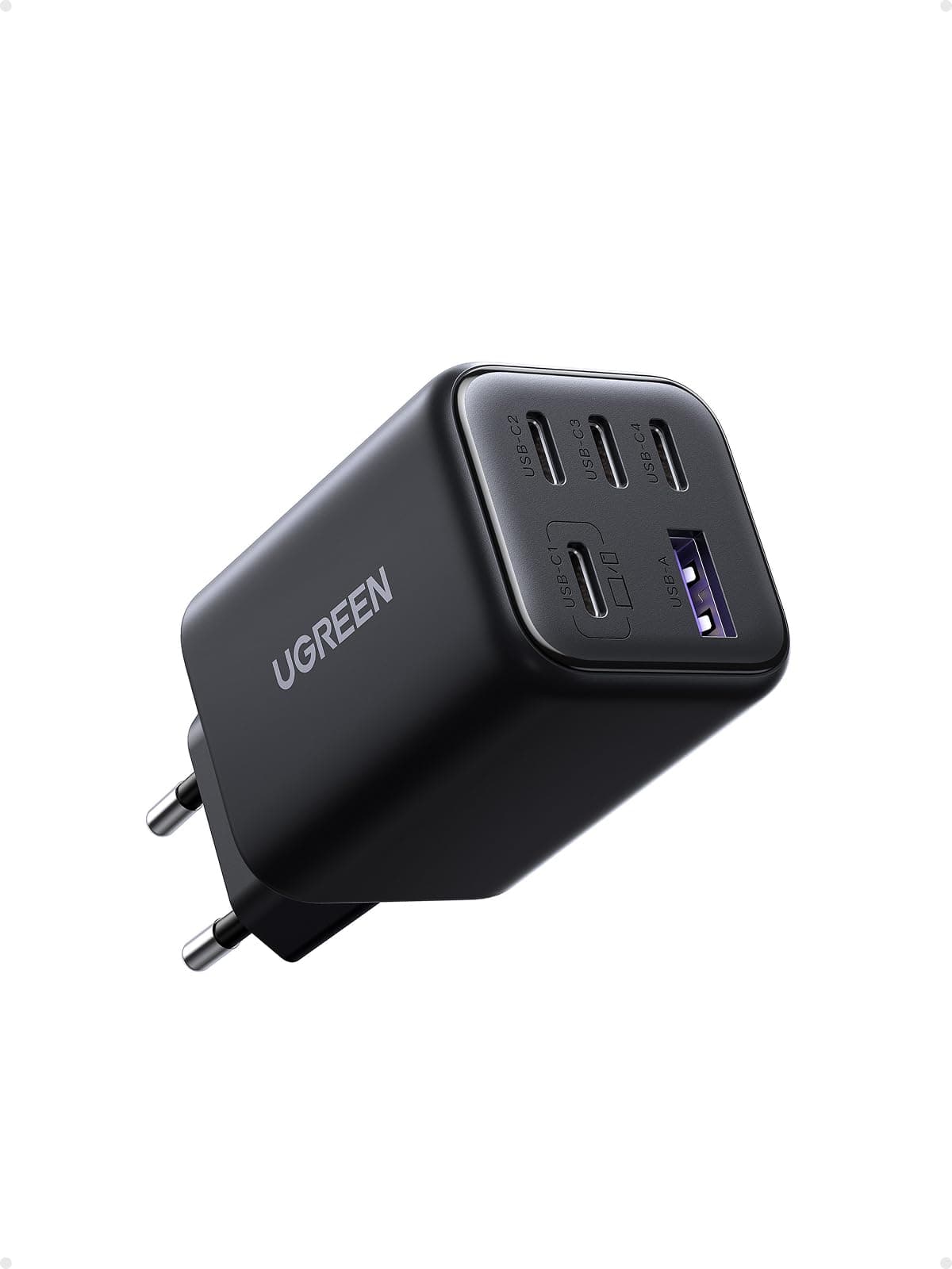 UGREEN Zapix 45W Chargeur USB C Rapide iPhone 5 Ports GaN Prise Secteur Compatible avec iPhone 17 Pro Max Air 16 15 14 13 12 Plus Pixel 9 8 Pro 7a Galaxy S25 S24 S23 Ultra A56 A16 A06 iPad MacBook Air