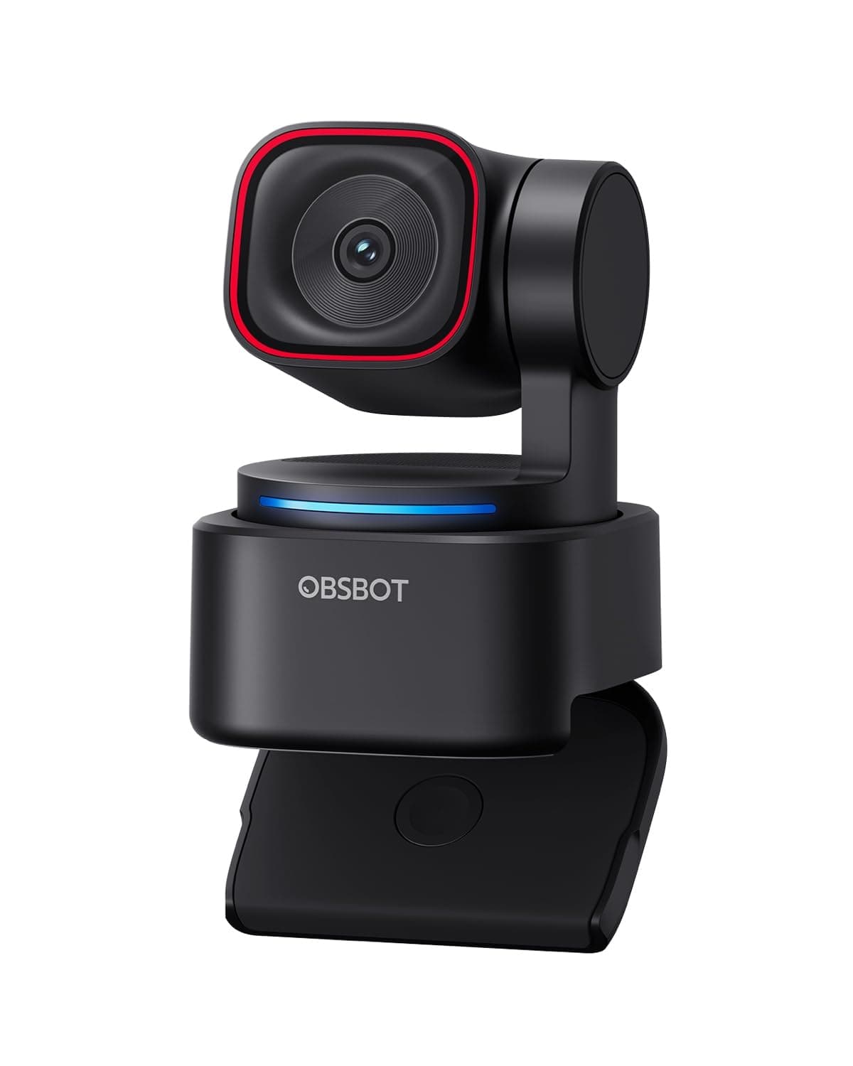 OBSBOT Tiny 3 Lite Webcam 4K con Audio Espacial AI – Cámara PTZ con AI Tracking, Sensor 1/2", Tri-Mic, Control De Voz, 120FPS, HDR, Webcam PC/Mac, Streaming, Meeting, Switch 2