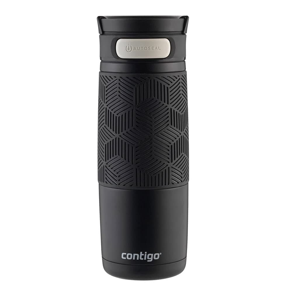 Contigo Vaso Termico Transit Autoseal, Termo Café, Taza de Viaje en acero inoxidable, Vaso Termo antigoteo, Copa con Tapa fácil de limpiar sin BPA, 470 ml