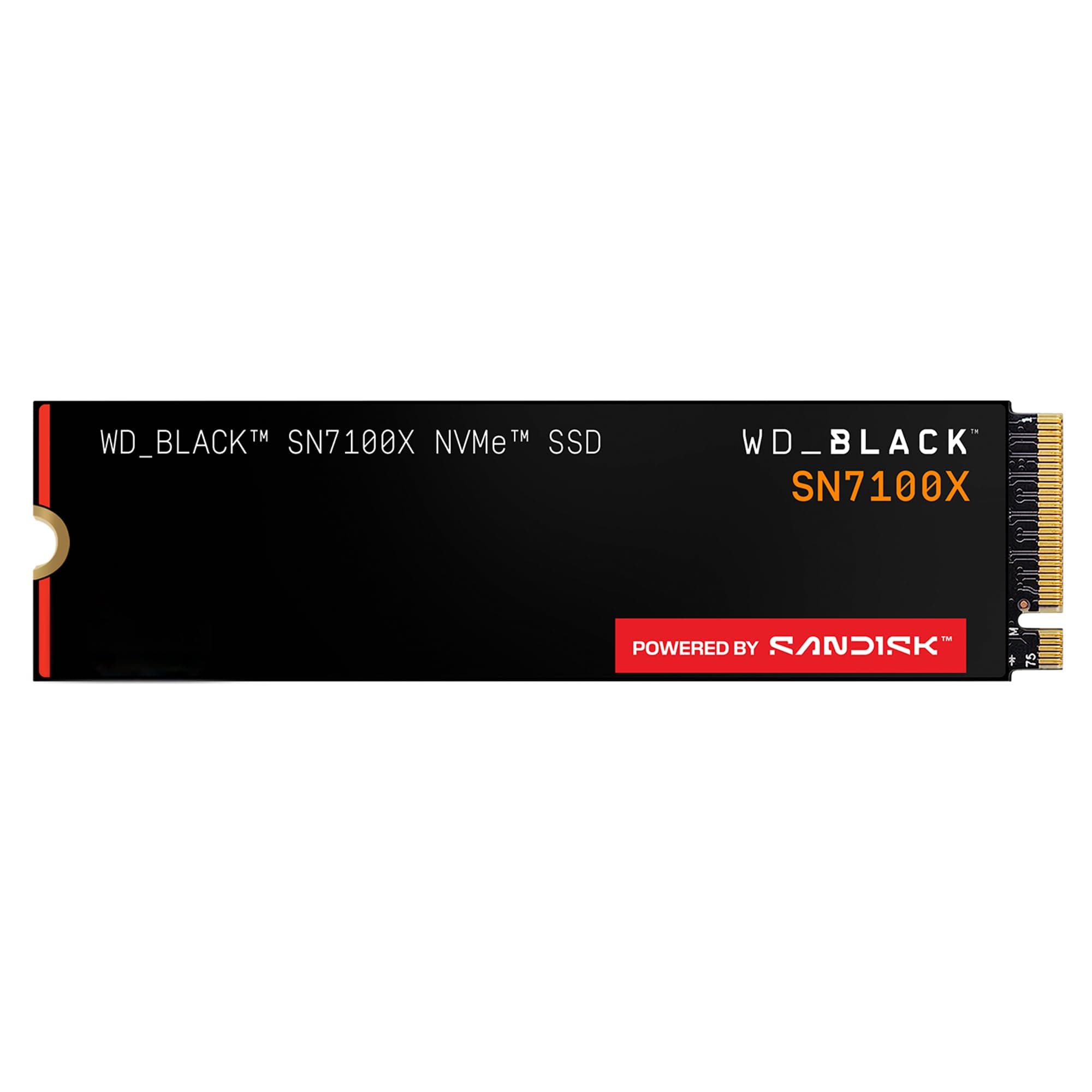 WD_BLACK SN7100X NVMe SSD da 4 TB (con velocità di lettura fino a 7.250 MB/s, Storage con licenza ufficiale per ROG Xbox Ally e PC, PCIe Gen4, 1 mese di Xbox Game Pass Ultimate)