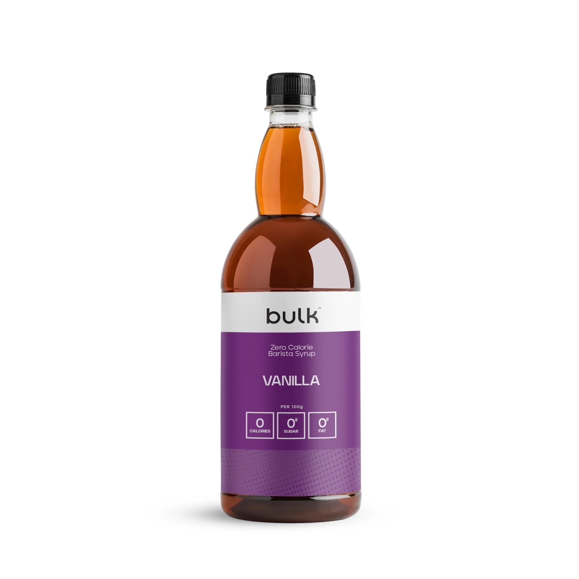 Bulk Zero Calorie Barista Syrups, Sugar Free, Vanilla, 1000 ml