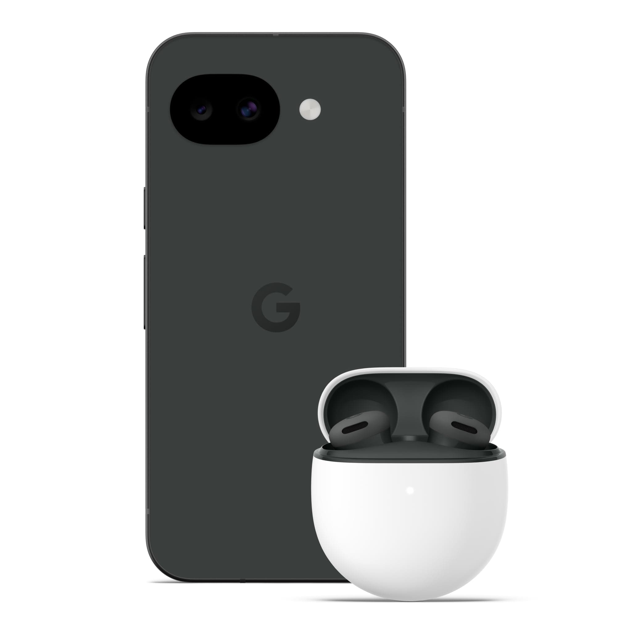 Pixel 10a (256GB,Black,sub6,EMEA)+Pixel Buds A-Series (2025), Hazel, EMEA