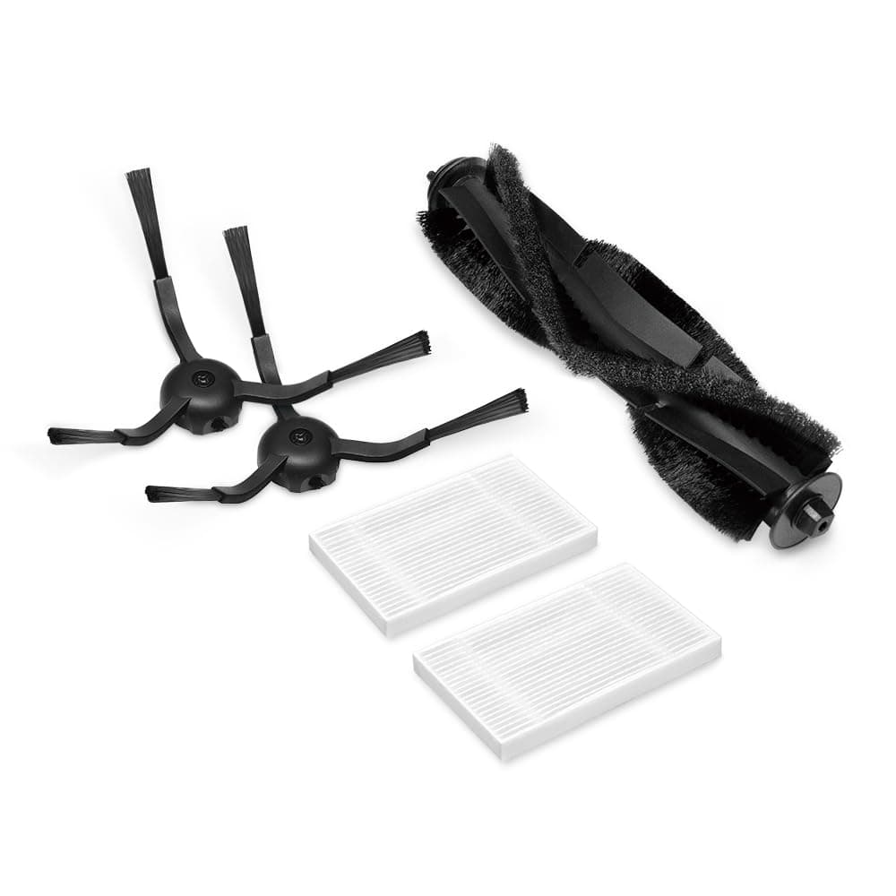 Tapo RVA105 Robot Kit di Sostituzione Aspirapolvere, Spazzola Principale ×1, Spazzola Laterale ×2, Filtro HEPA Lavabile ×2, RV30 Max, RV30 Max Plus, RV20 Max, RV20 Max Plus
