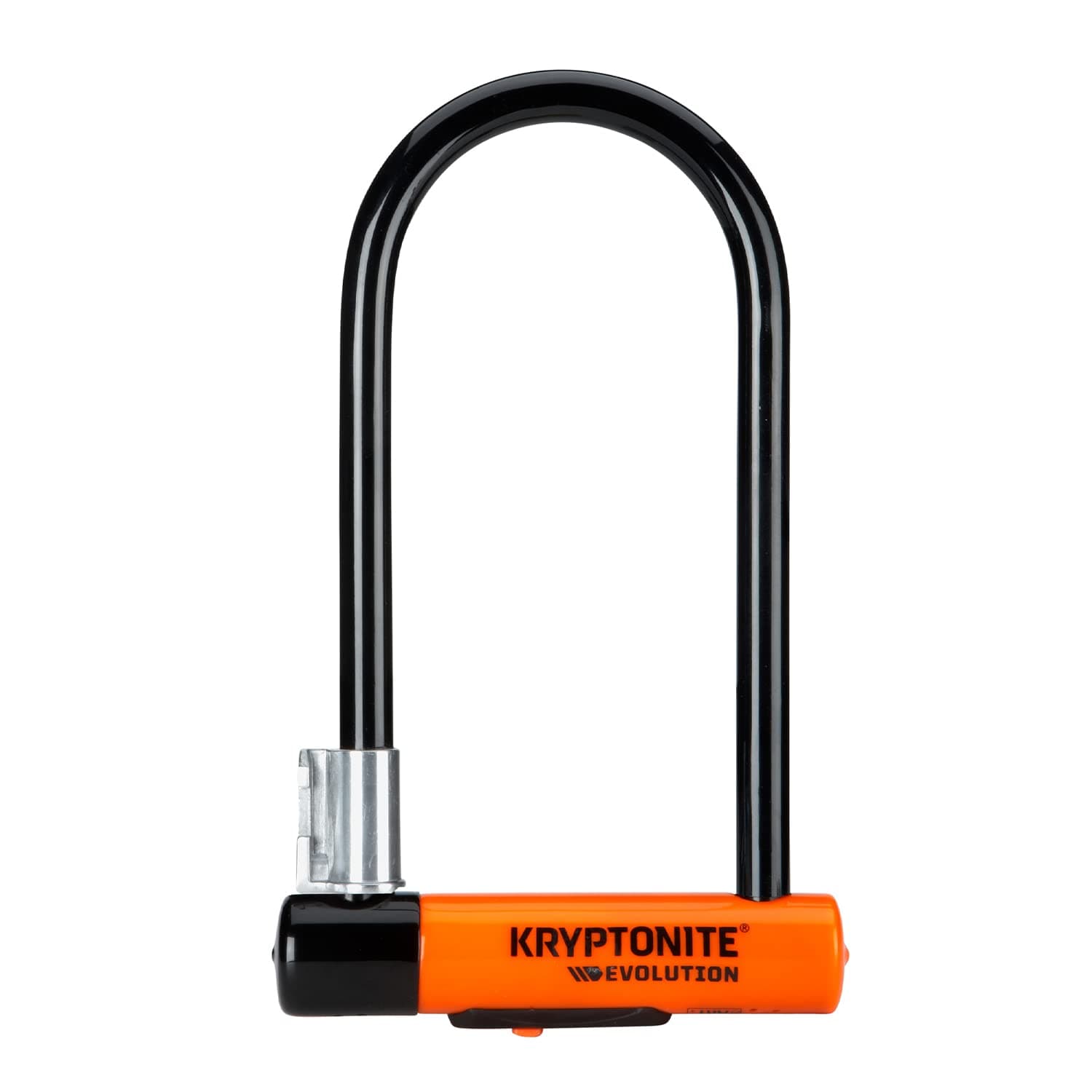 Kryptonite Evolution Standard Antivol U avec Support FlexFrame, Anse Acier trempé 14 mm avec Revêtement Vinyle, Niveau Sécurité 8/10, pour Vélos, Vélos électriques et Motos, 1,59 kg, 10,2 x 22,9 cm