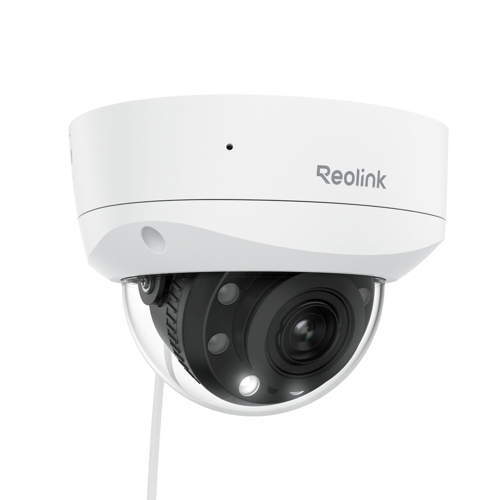 Reolink 4K Caméra de Surveillance PoE avec Zoom Optique 5X, Caméra IP avec Vision Nocturne Couleur, Audio Bidirectionnel, Détection de Personne/Véhicule/Animaux, Anti-Vandalisme IK10, IP67, RLC-843A