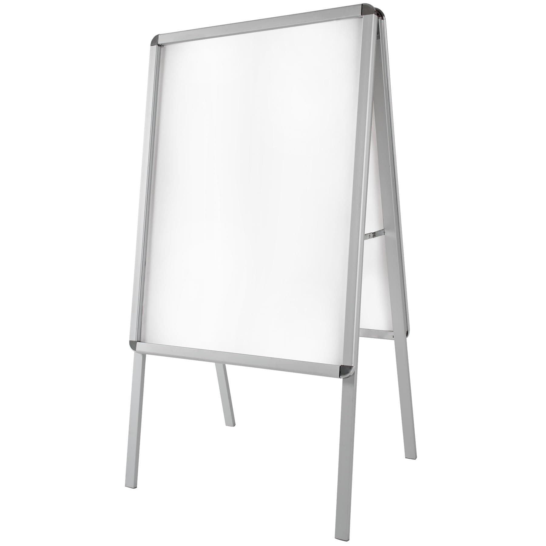 tectake® A1 Kundenstopper Outdoor, DIN A1 Plakatständer, wetterfester Aufsteller Ständer, Alu Werbeaufsteller klappbar, Wegweiser, Werbetafel für aussen, beidseitige Tafel für Plakate, inkl. 2 Folien