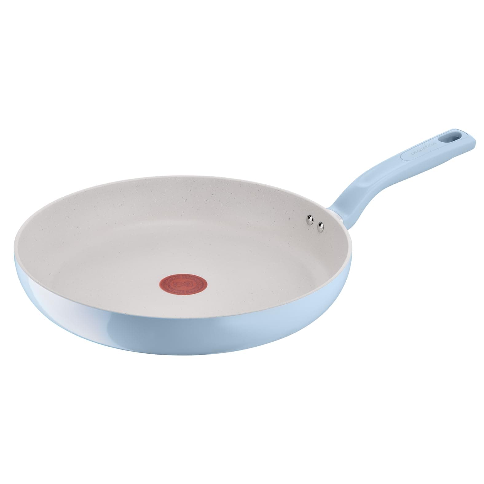 Lagostina Brezza, Padella Antiaderente Ø 30 cm, Rivestimento Mineralia, Indicatore di Calore Thermo-Signal, Manico Rivettato, Compatibile con Induzione