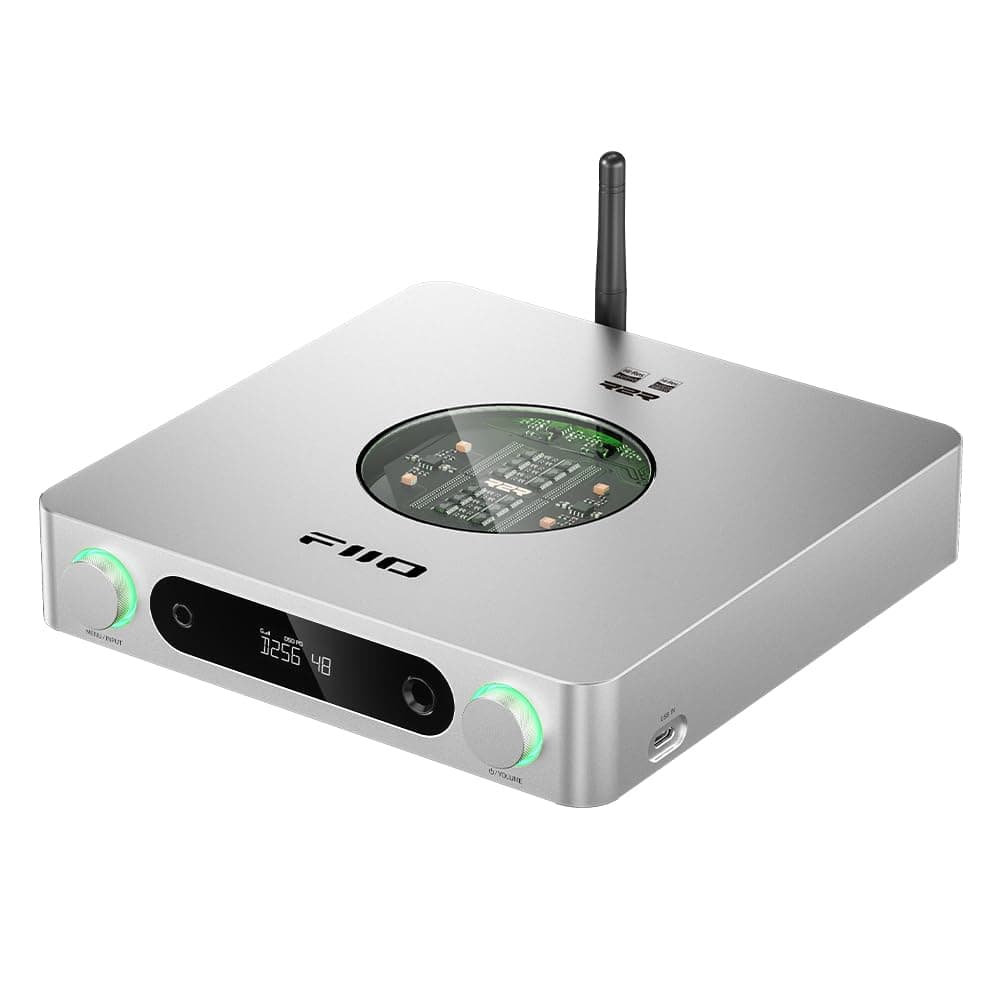 FIIO K13 Compact Desktop R2R arquitectura DAC y amplificador de auriculares (plata)