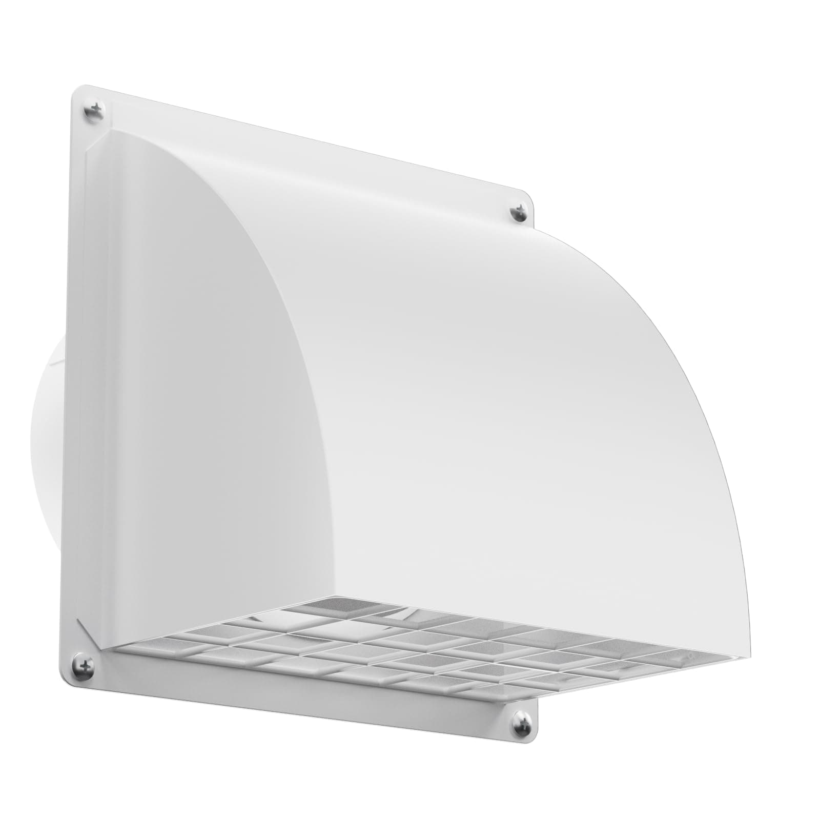 HG Power Rejilla Ventilación 100mm Rejilla Ventilacion Regulable Menor Ruido Rejilla Ventilacion Horno, para Campana de Cocina, Blanco