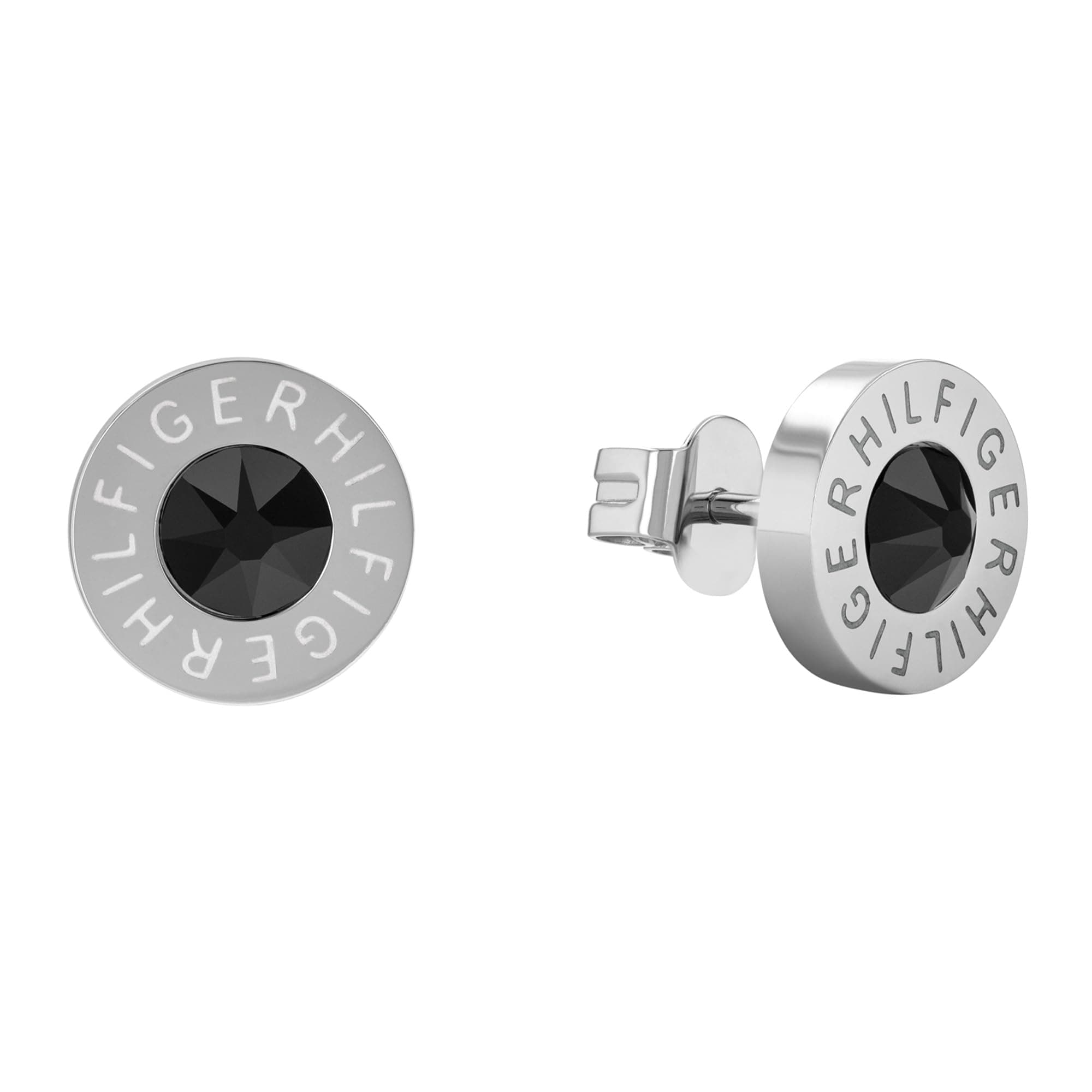 Tommy Hilfiger Jewelry Pendientes de Aro o de Botón para Hombre en Acero Inoxidable - Disponible en Plata u Oro Amarillo