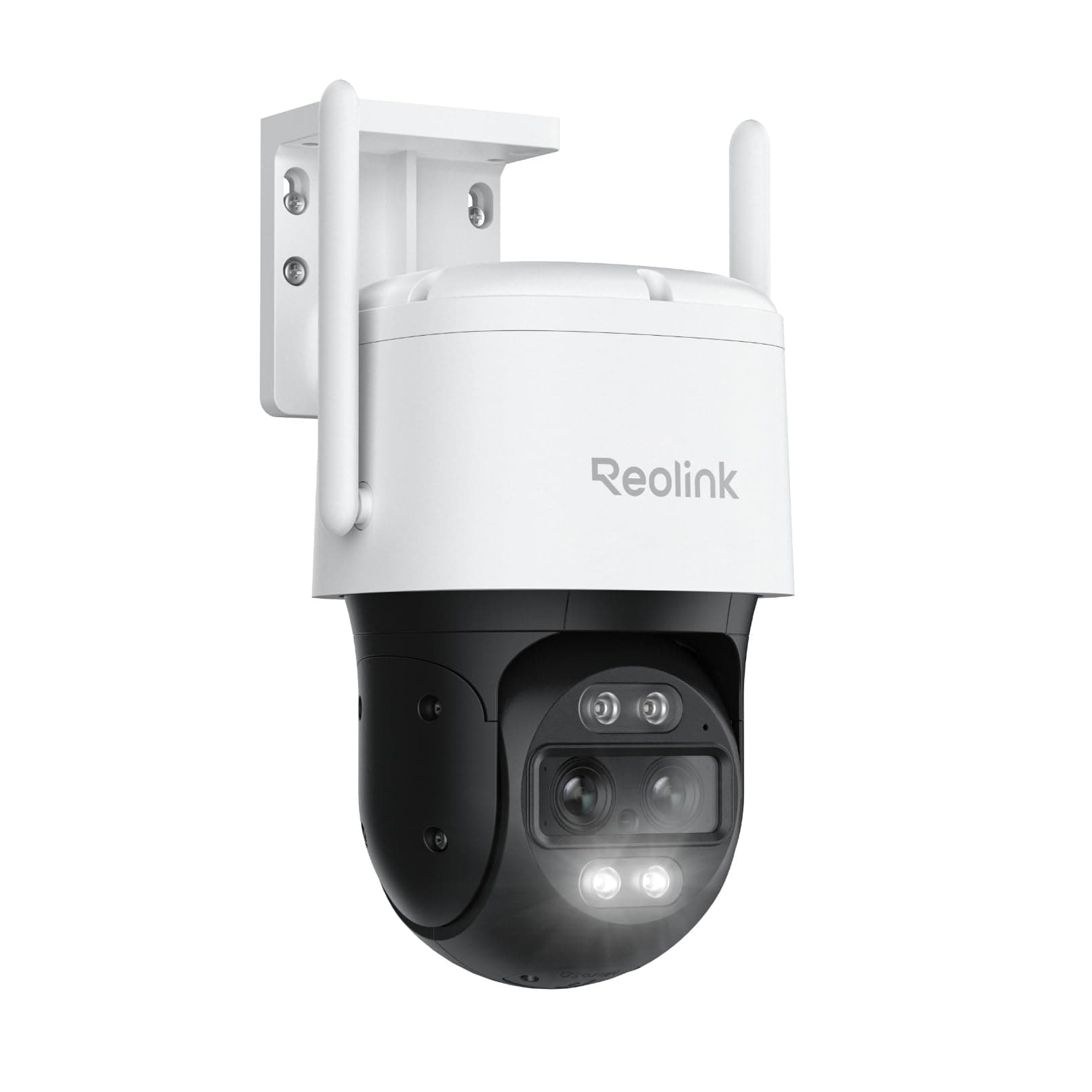 Reolink 4K PTZ Camera Surveillance WiFi Exterieure à Double Objectif, 2,4/5 GHz Wi-FI 6, Zoom 6X, Détection Personne/Véhicule/Animal, Suivi Auto, Vision Nocturne, Alimentation Plug-in, TrackMix WiFi