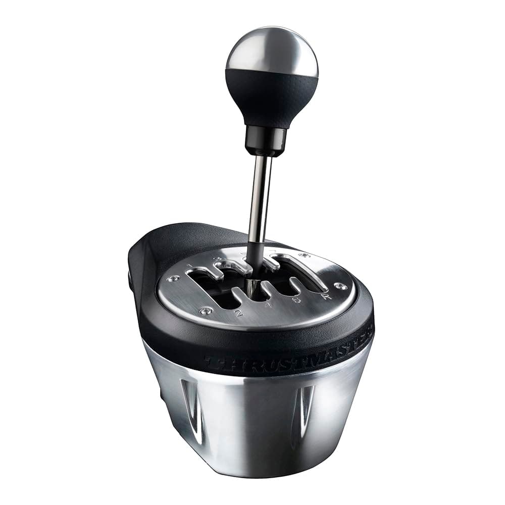 Thrustmaster TH8A Shifter Add-On - Palanca de Cambios de Gama Alta 100% Metálica, Cambio en H y Secuencial, Tecnología Magnética, Compatible con PS5, PS4, Xbox Series X|S, Xbox One y PC