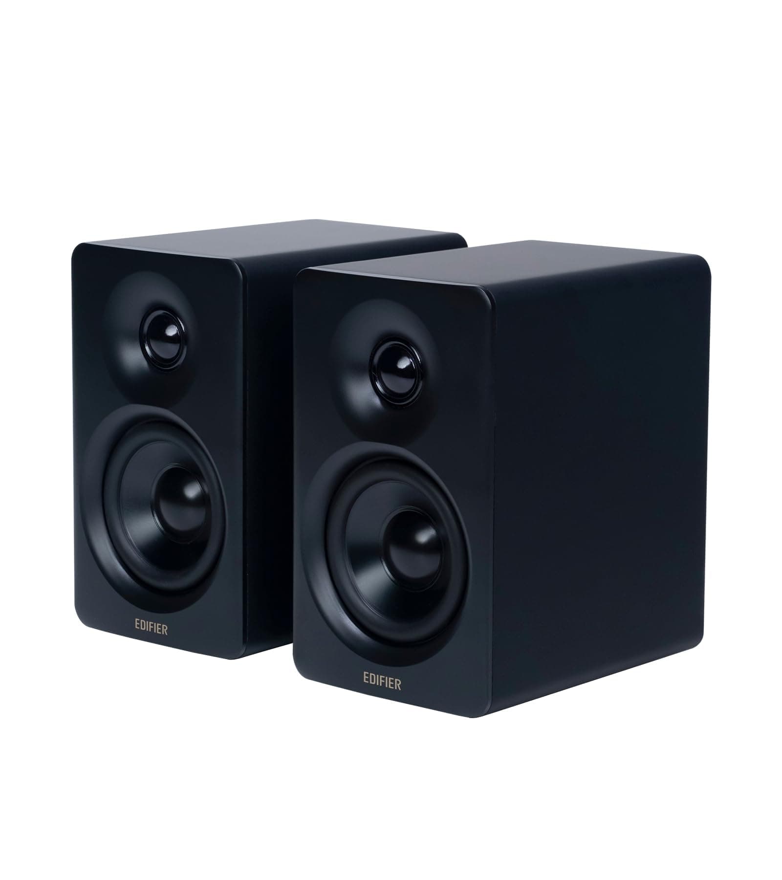 Edifier M60 2.0 Enceintes Hi-FI sans Fil Bibliothèque,66W RMS, Noir | LDAC, Bluetooth 5.3, Basses 3" & Tweeter 1", USB-C, Aux, Panneau Tactile